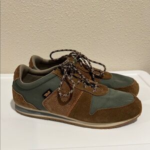 Teva Women’s Brown and Green Casual Shoes